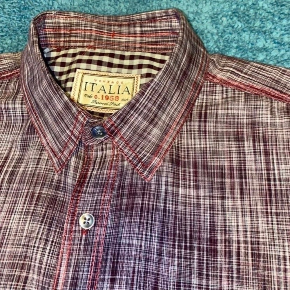 Men’s Vintage Italia Shirt, Size Large